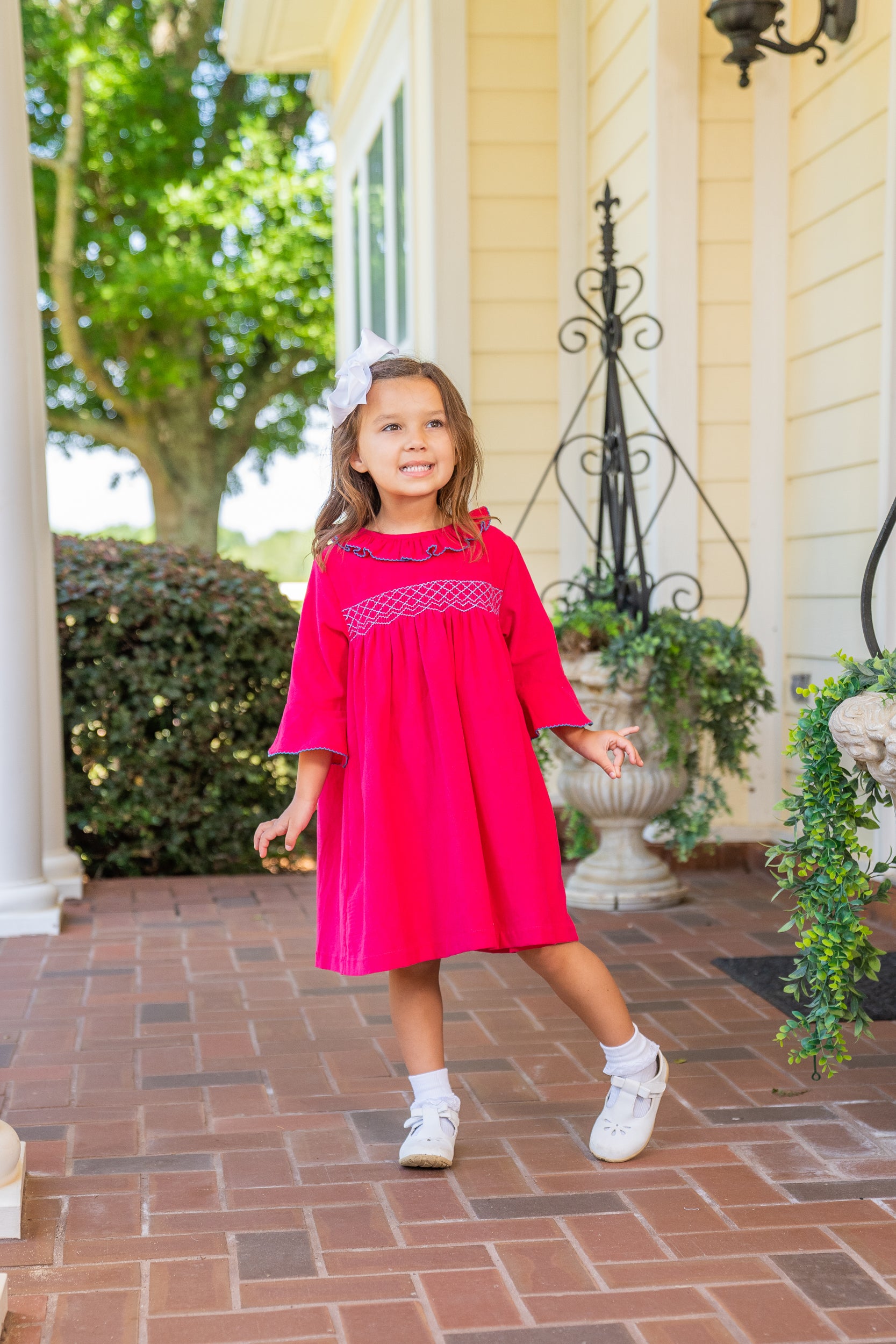 Marty Hot Pink Cord Dress – The Oaks Apparel Co.