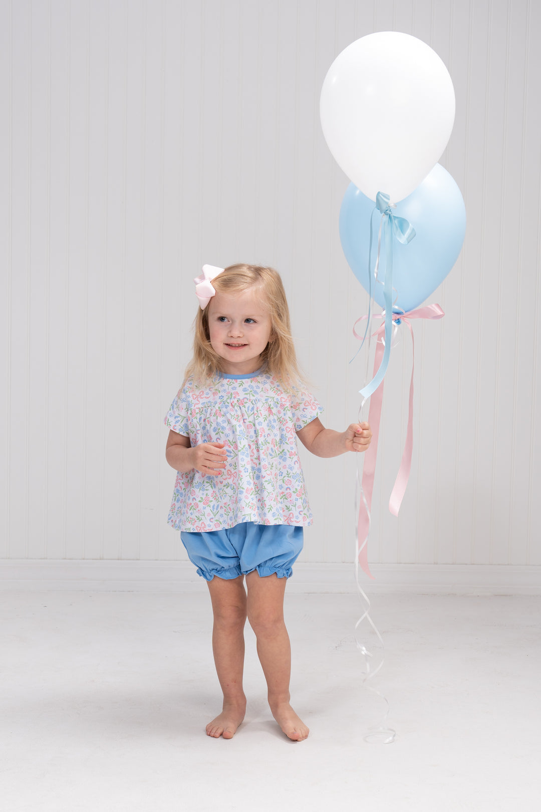 Ava Ditsy Bow Bloomer Set