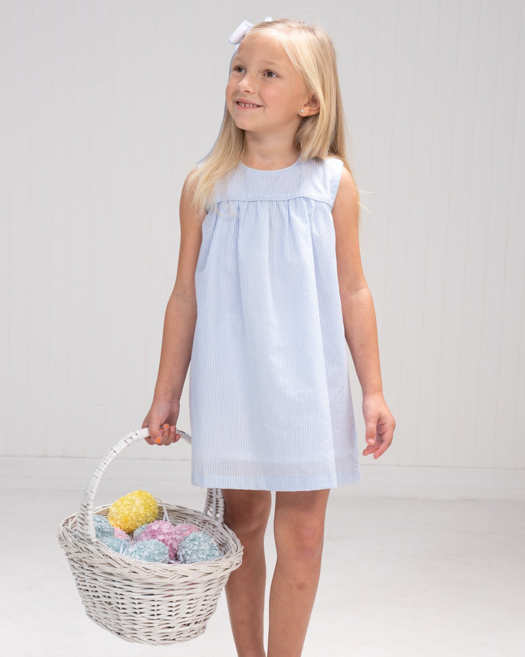 Lakeyn Light Blue Stripe Dress