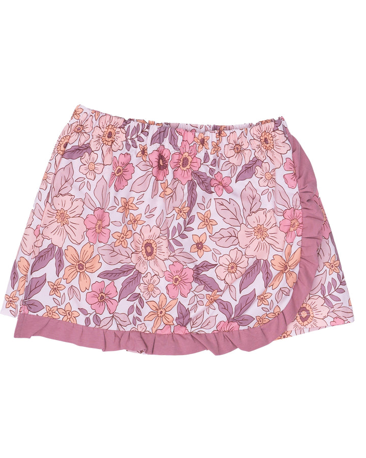 Evelyn Blush Floral Skort