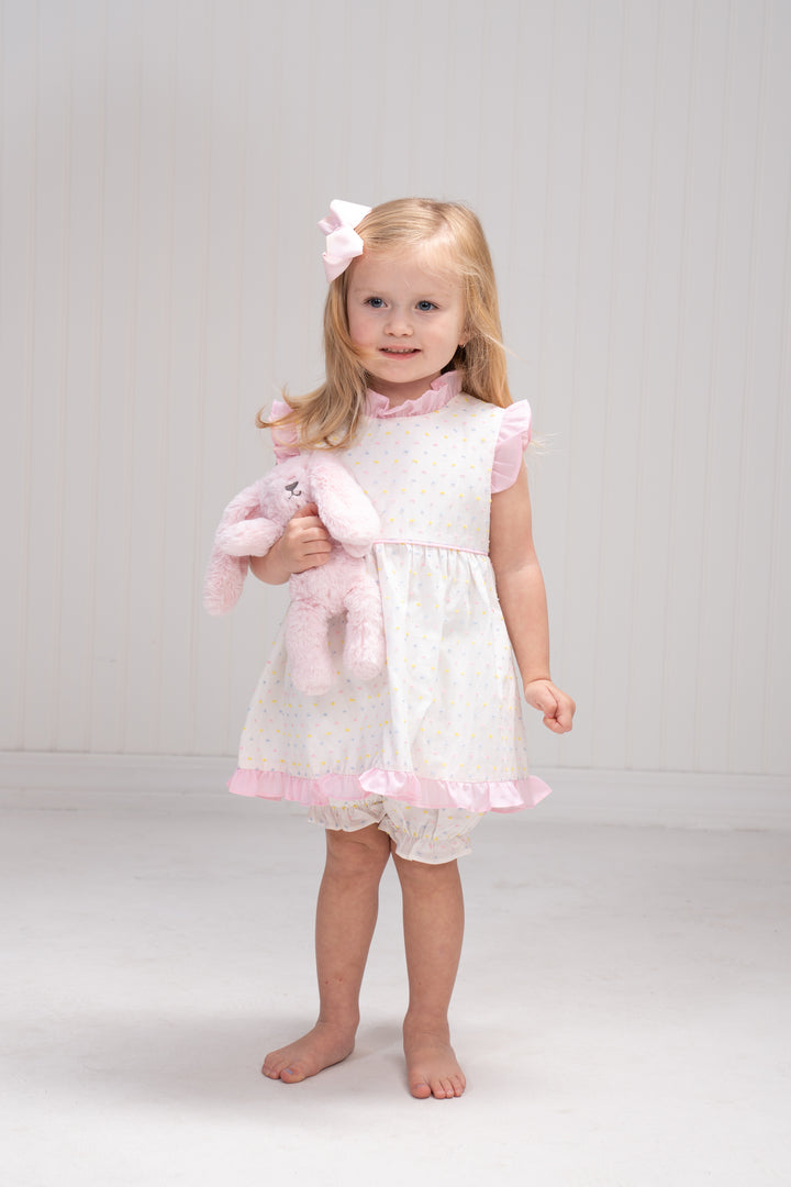 Regean Pastel Swiss Dot Bloomer Set