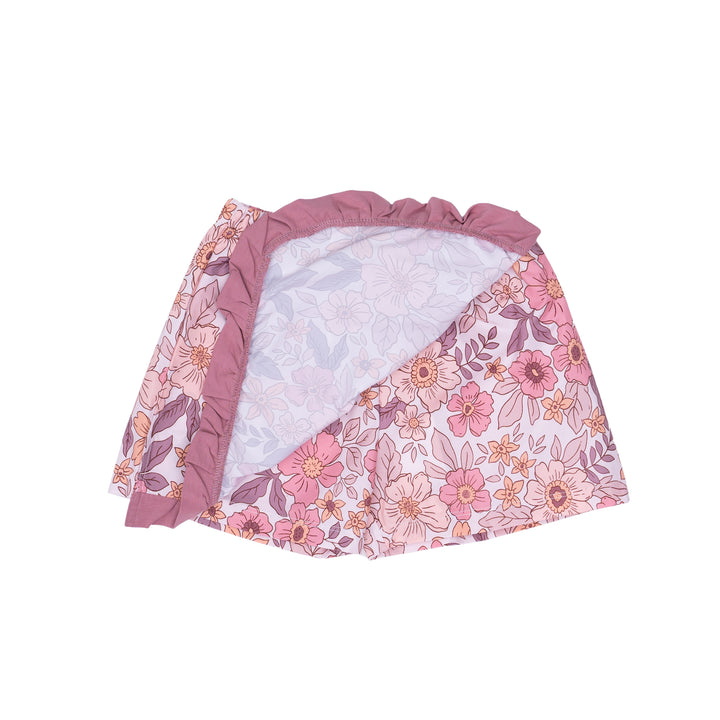 Evelyn Blush Floral Skort