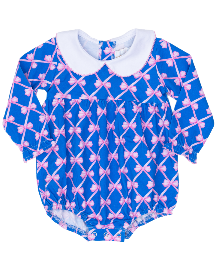 Mary Mills Blue Ribbon Bows Bubble