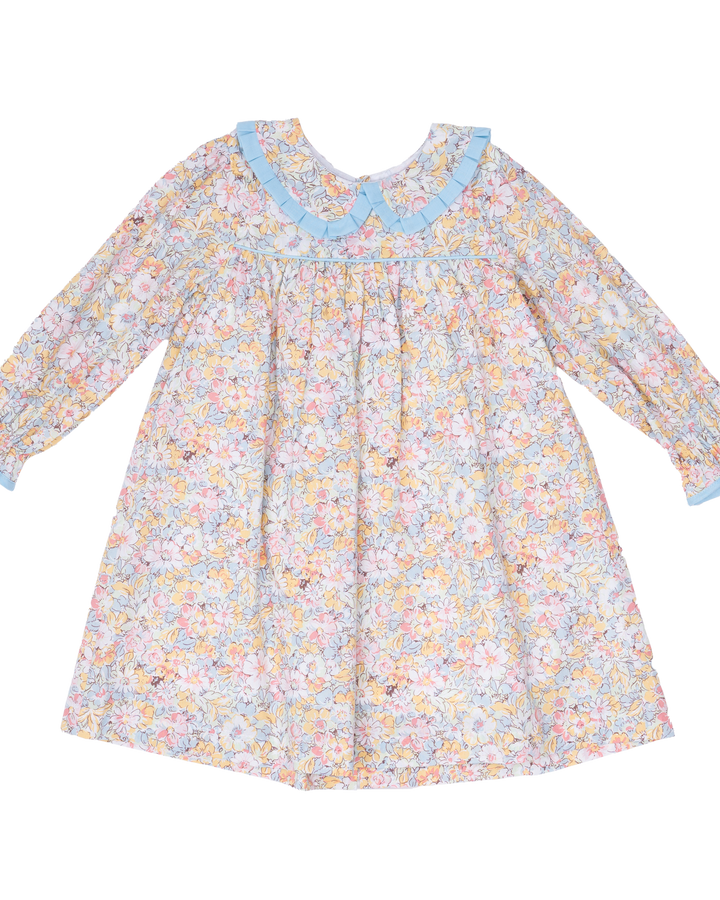 Cecilia Prairie Blue Petals Dress