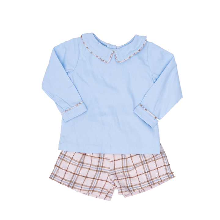 John Timeless Tartan Short Set