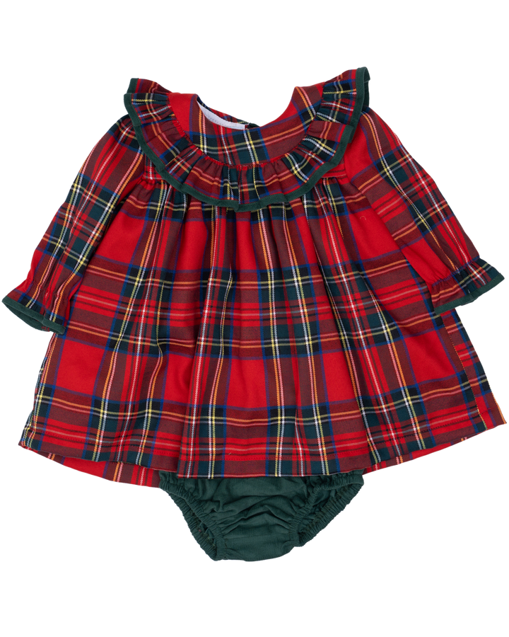 Layla Yuletide Tartan Bloomer Set