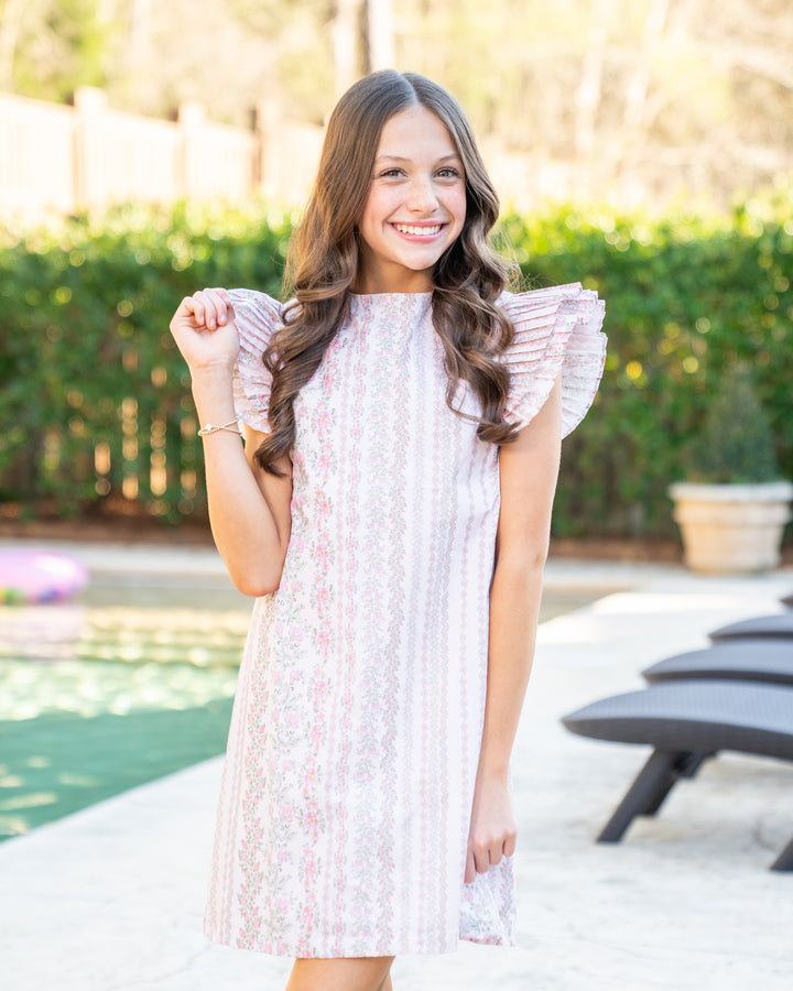 Blayke Pretty Pink Trellis Dress