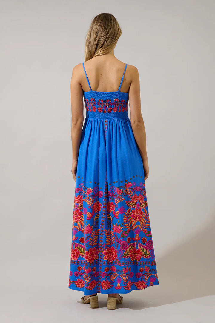 Maline Linen Maxi Dress Keizer Floral