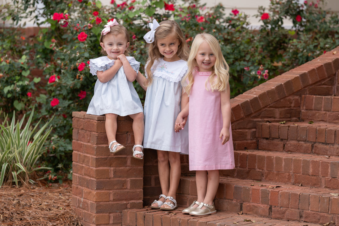 Karla Pink Linen Dress