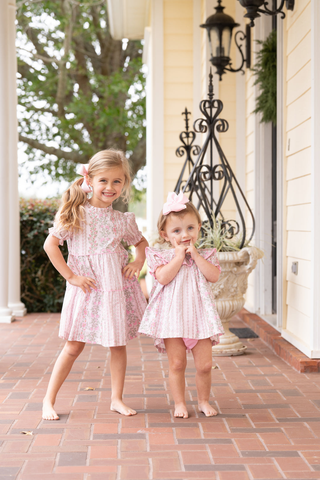 Layla Pretty Pink Trells Bloomer Set