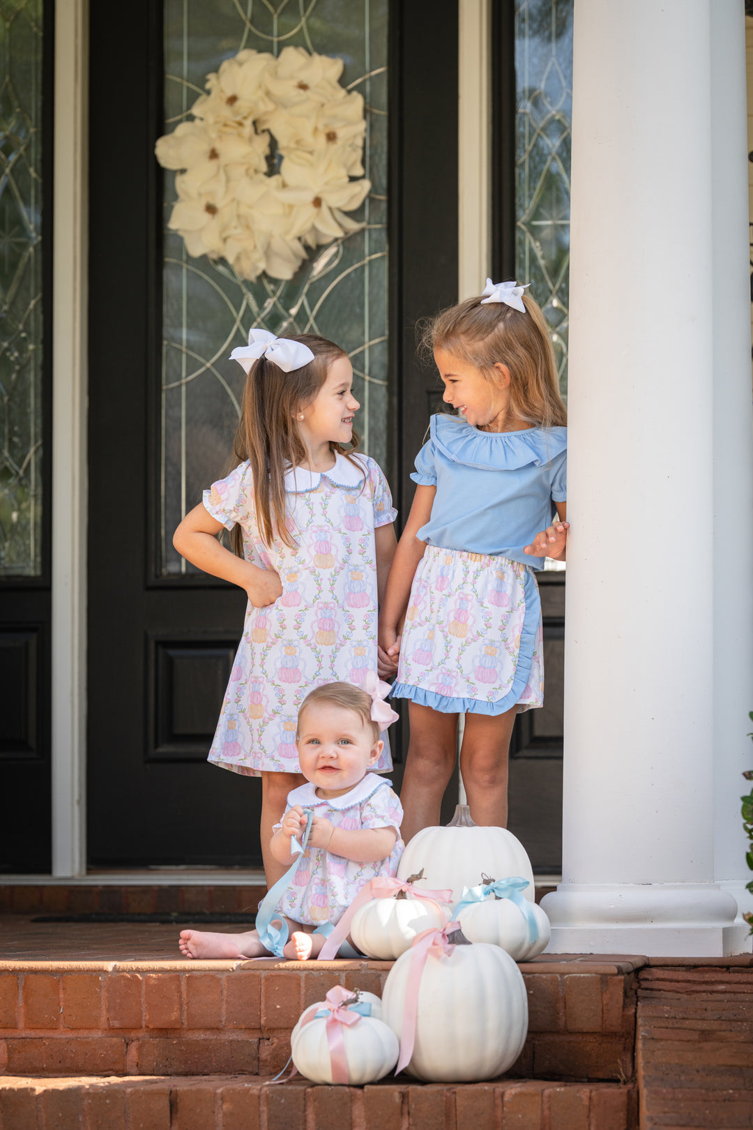 Presley Kait Pumpkin Trellis Dress