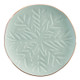 Ceramic Snowflake Stamped App Plates
