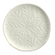 Ceramic Snowflake Stamped App Plates