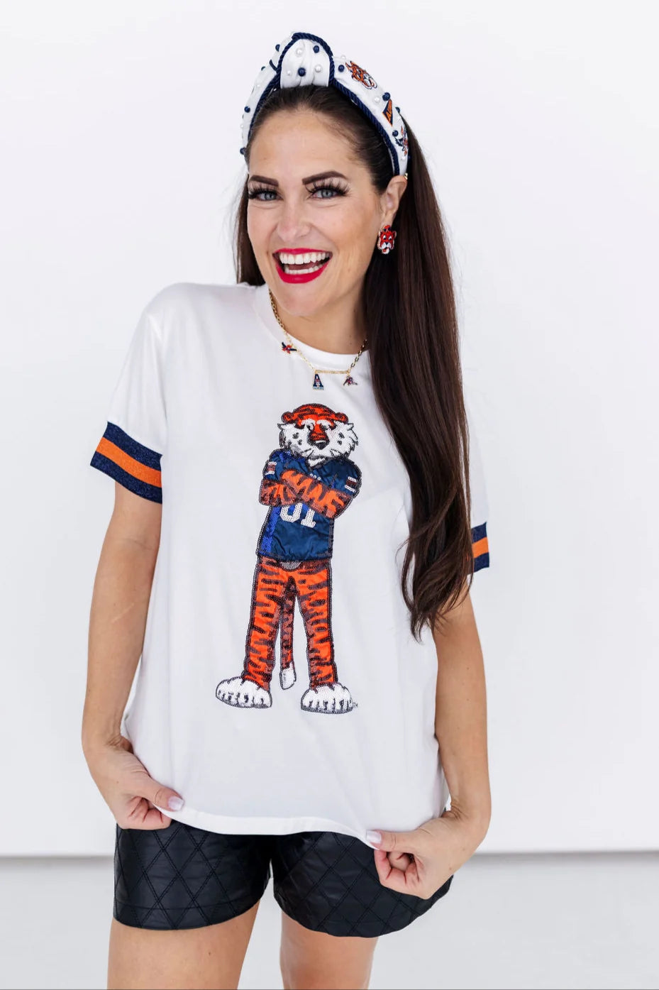 Auburn Sparkle Logo T-Shirt