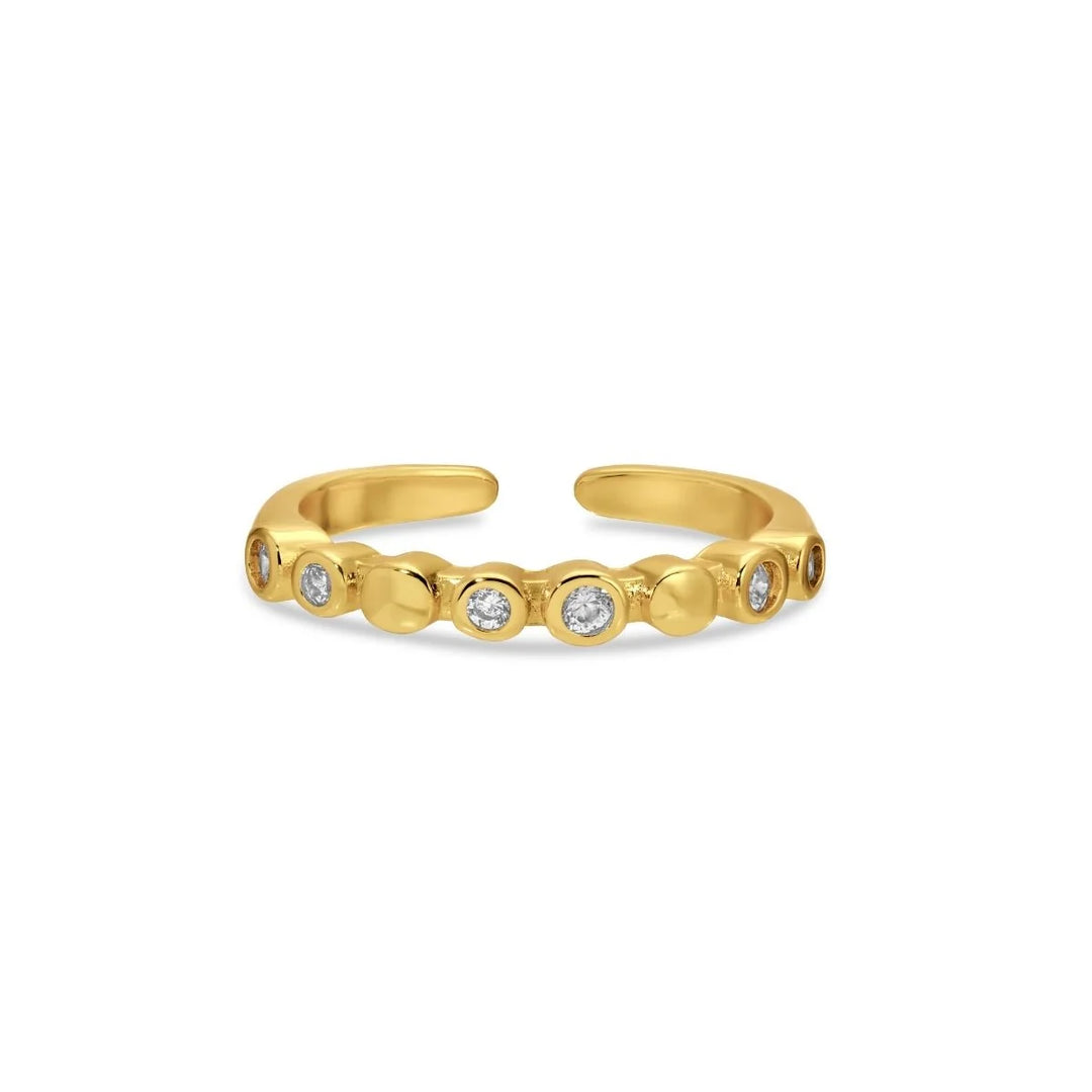 Rings - Front closure adjustable delicate cz