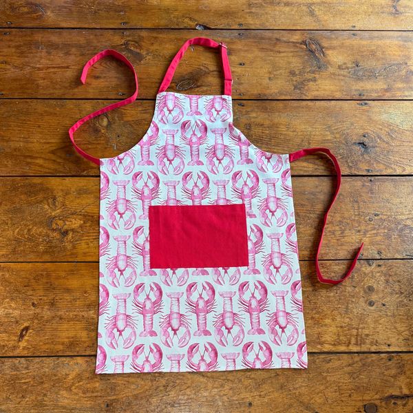 Lobster Apron In Lipstick