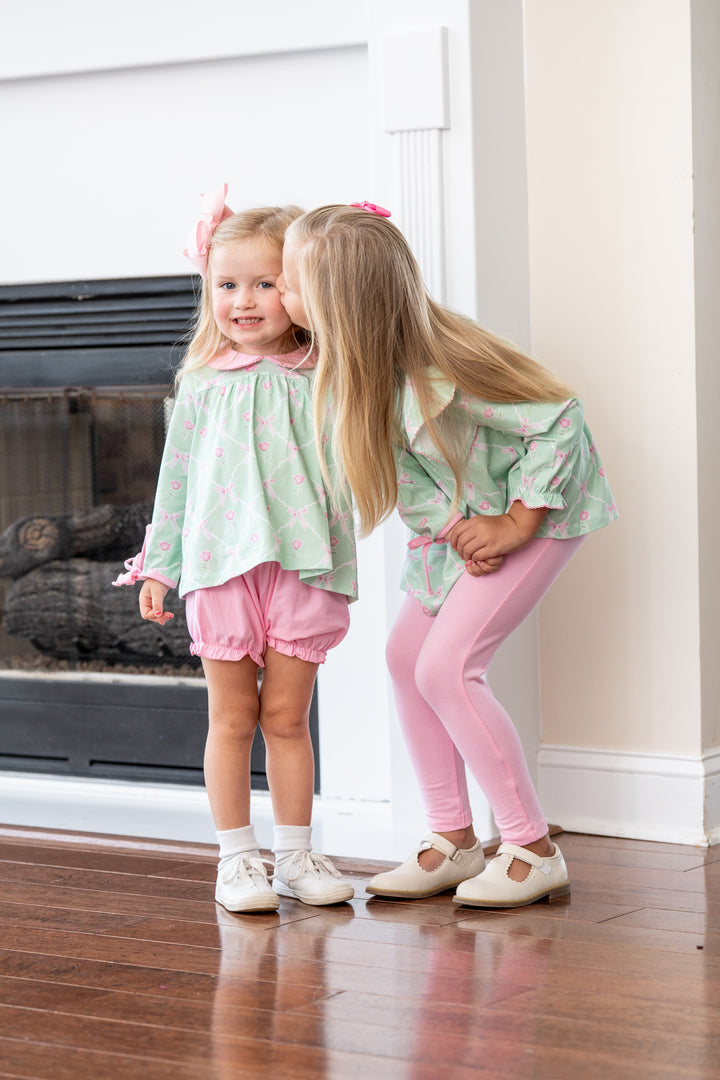 Mary Charlotte Rose Of Bows Bloomer Set
