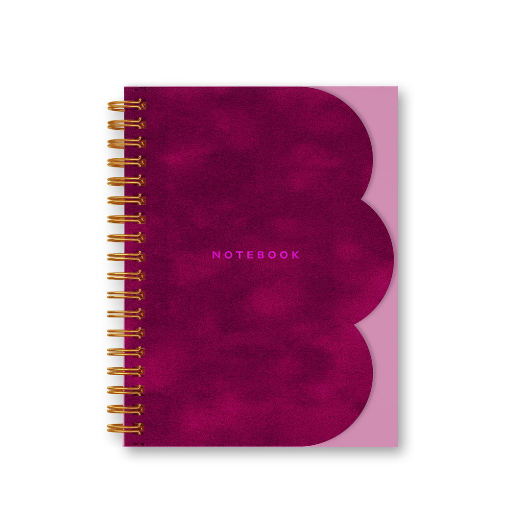 Clamshell Notebook - Velvet Fuchsia