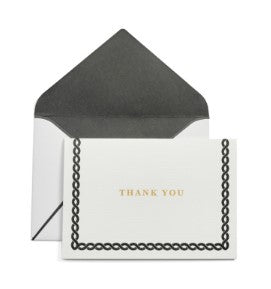 SFA Black Rope City Chic Thank You Boxed Cards – S