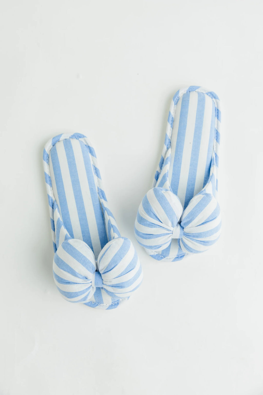 Cabana Bow Spa Slipper - Blue