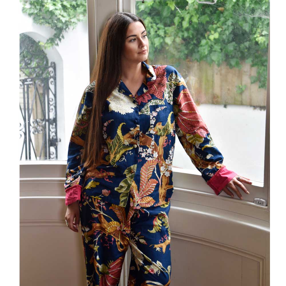 Blue Carnation Pajamas