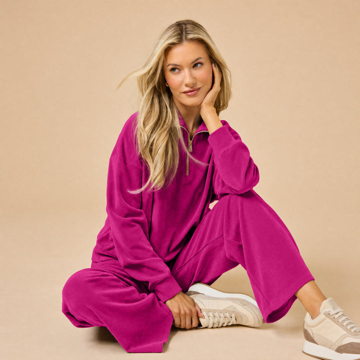 Serenity 1/4 Zip with Wide Pant