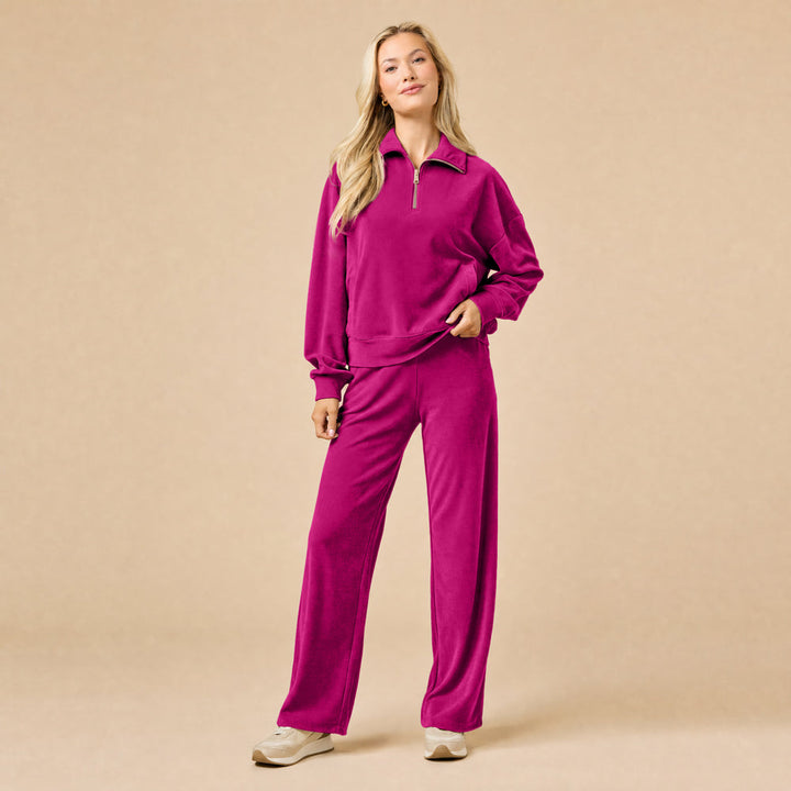 Serenity 1/4 Zip with Wide Pant