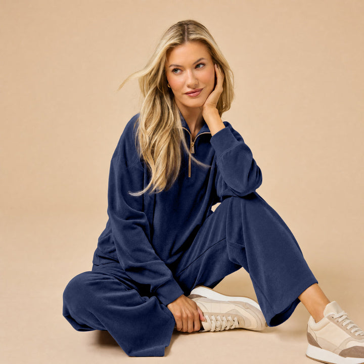 Serenity 1/4 Zip with Wide Pant