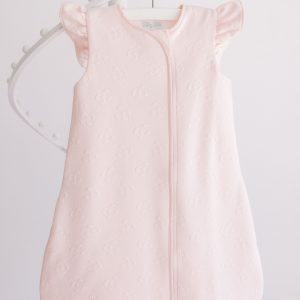 Terry Tots Sleep Sack - Pink Jacquard Bows