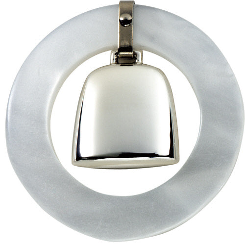 Sterling Teething Ring/Rattle