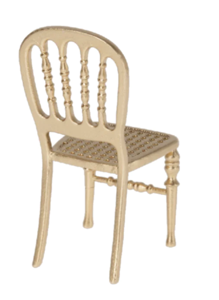 Maileg Mouse Chair - Gold