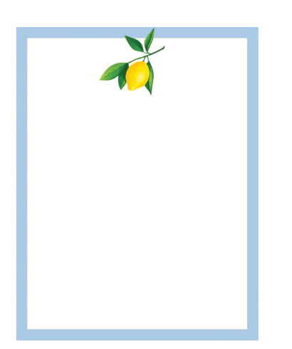 4.25x5.5 lemon Notepad
