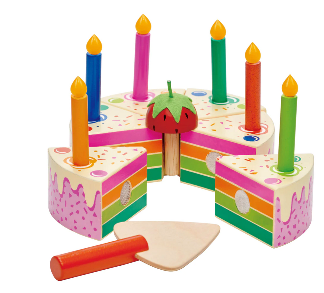 Tender Leaf Rainbow Birthday Cake