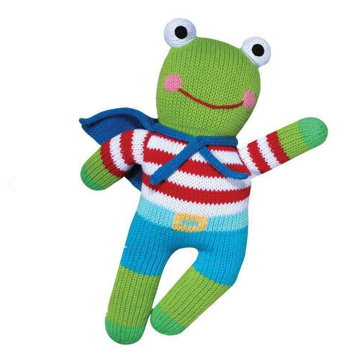 Zubels Knit Flying Frog Doll 24"