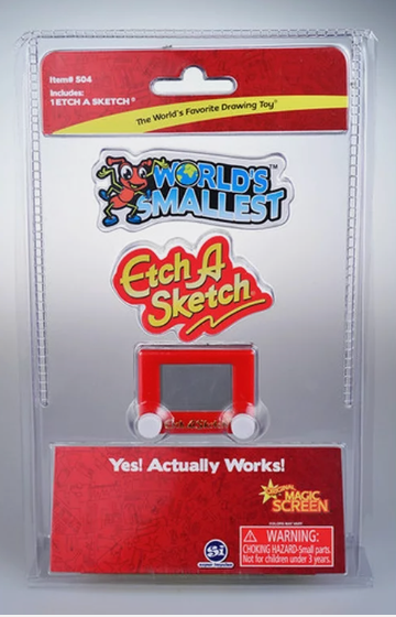 World's Smallest Etch a Sketch
