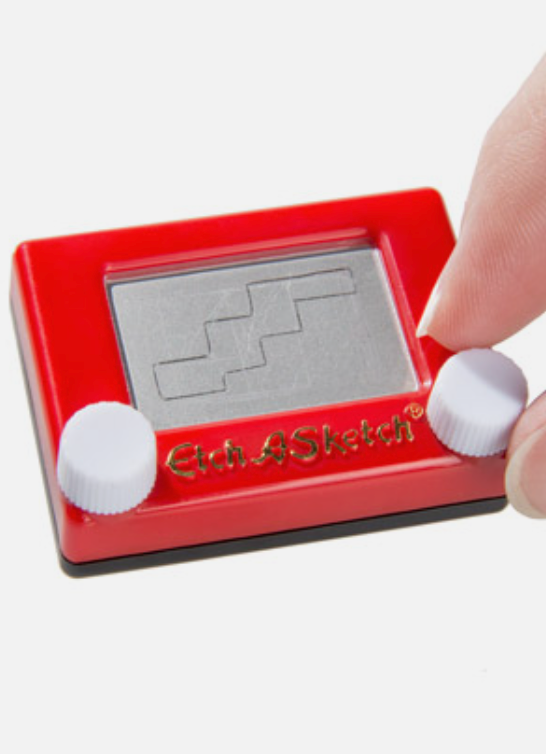 World's Smallest Etch a Sketch