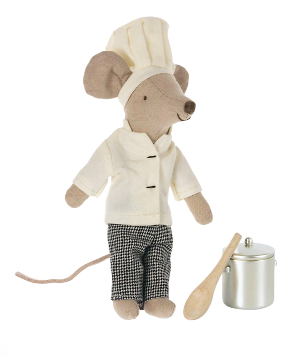 Maileg - Chef Mouse with Utensils