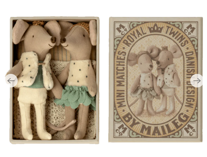 Maileg Royal Twins in Box