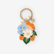 Strawberry Fields Enamel Keychain- Rifle Paper Co