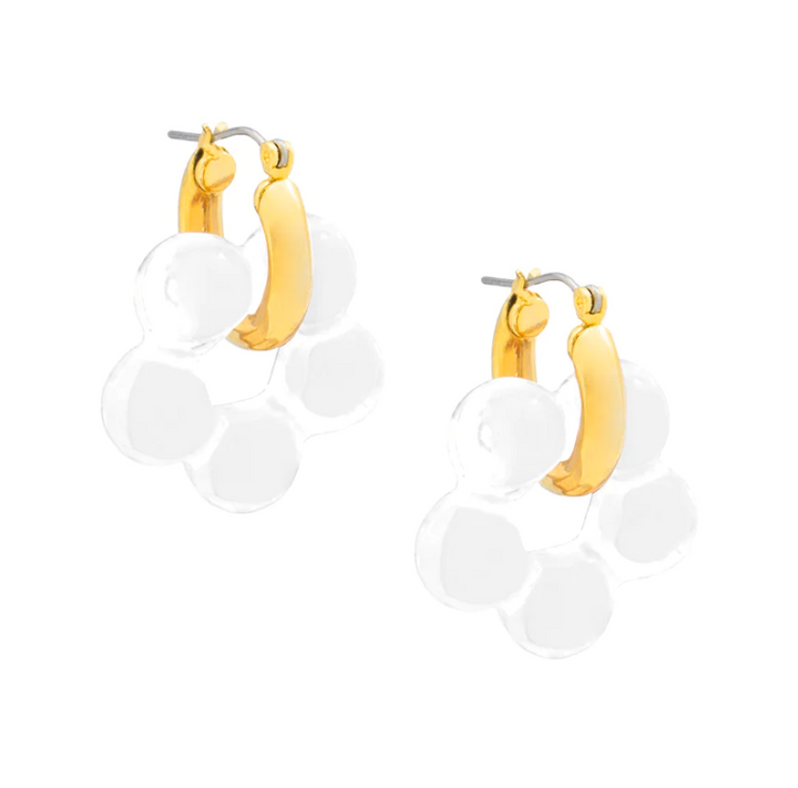 Adalie Flower Hoop Earrings