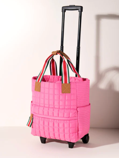 EZRA ROLLER TOTE - PINK