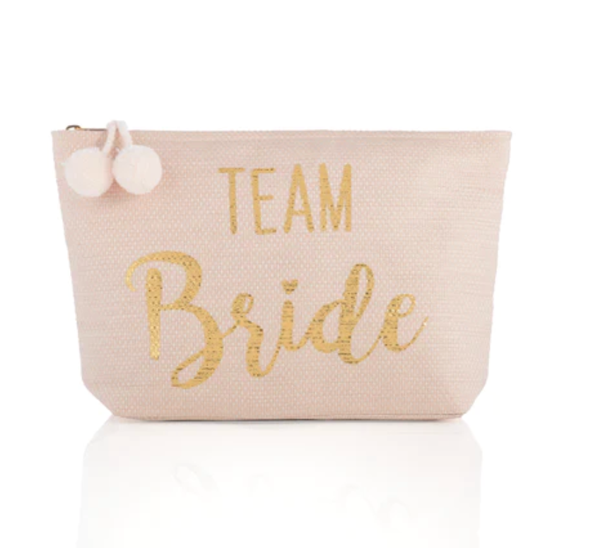 MIA TEAM BRIDE ZIP POUCH - BLUSH