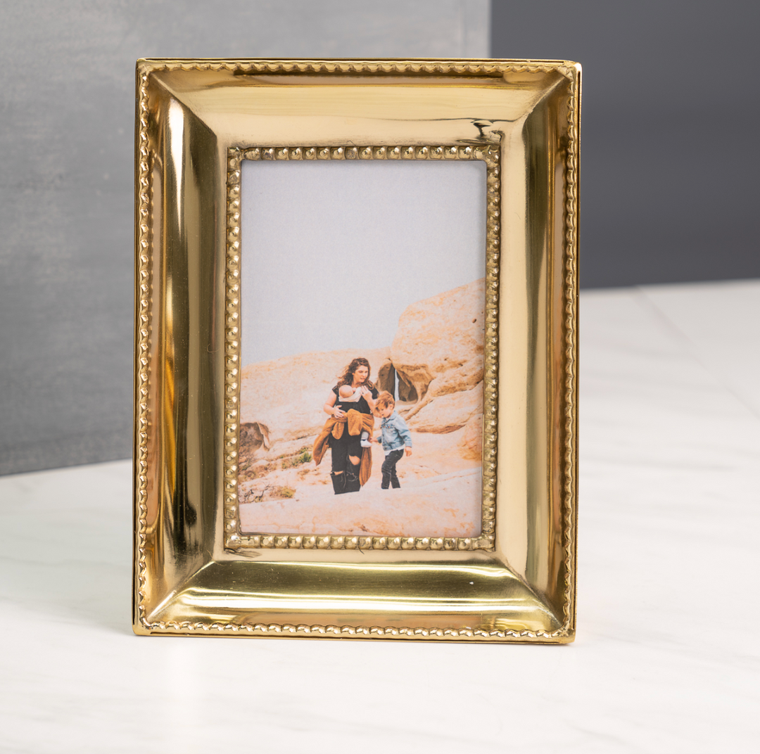 Gold Stainless Steel 4x6 Frame