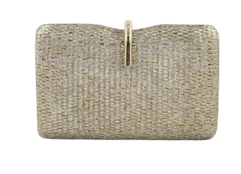 BC Straw Bag with Detachable Chain Strap