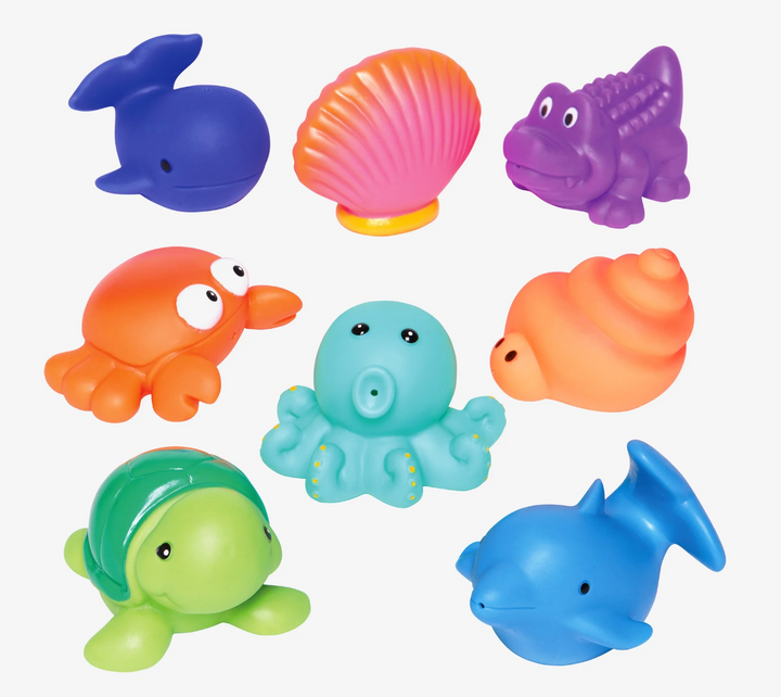 Sea Party Squirtie Baby Bath Toys