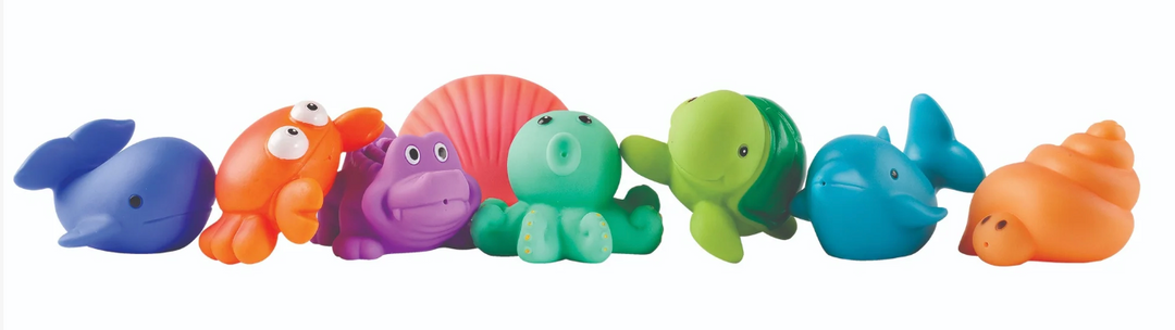 Sea Party Squirtie Baby Bath Toys