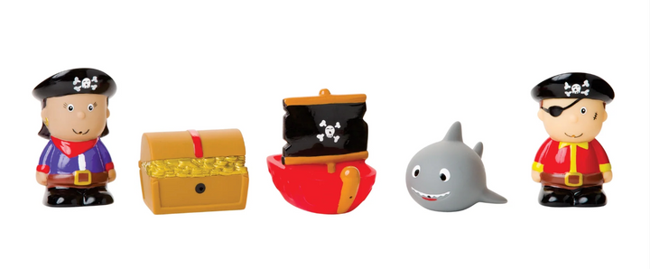 Pirate Party Squirtie Baby Bath Toys