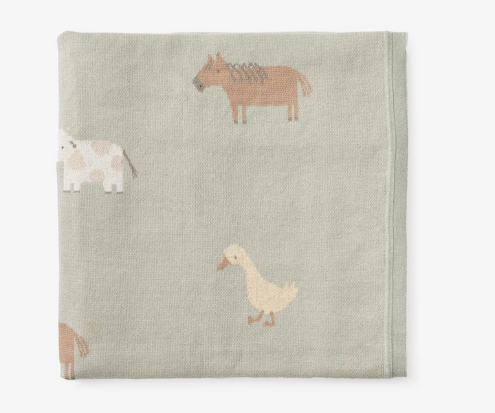 On the Farm Knit Blanket