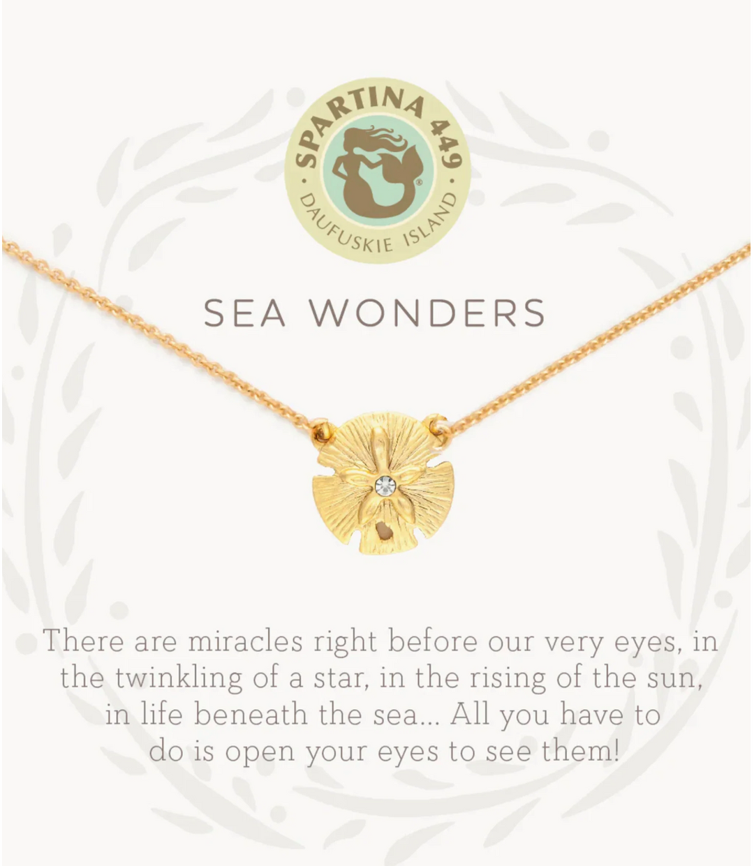 Sea La Vie Necklace 18" Sea Wonders/Sand Dollar