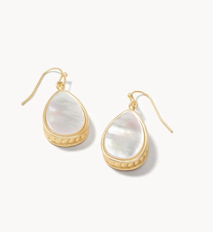 Naia Teardrop Earrings Pearlescent